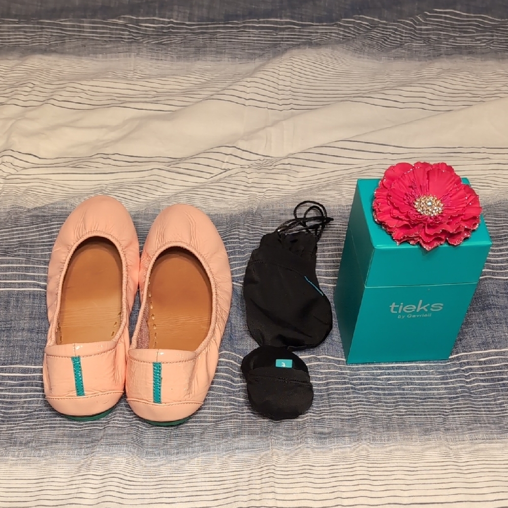 Cotton Candy Patent Leather Tieks